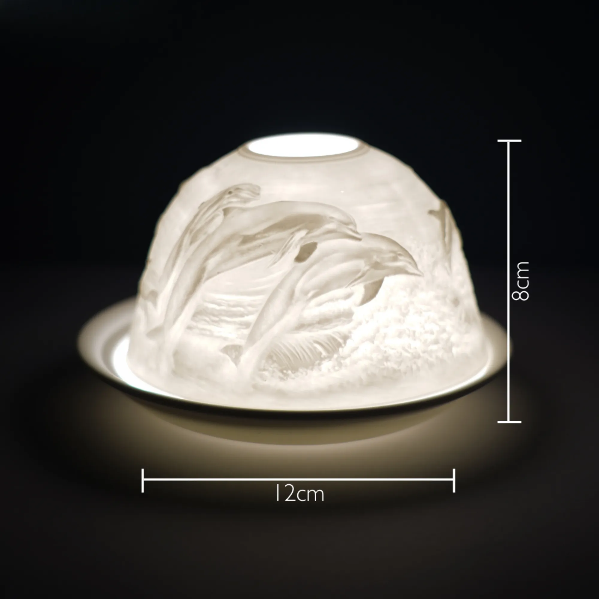 Cello Tealight Dome - Dolphin