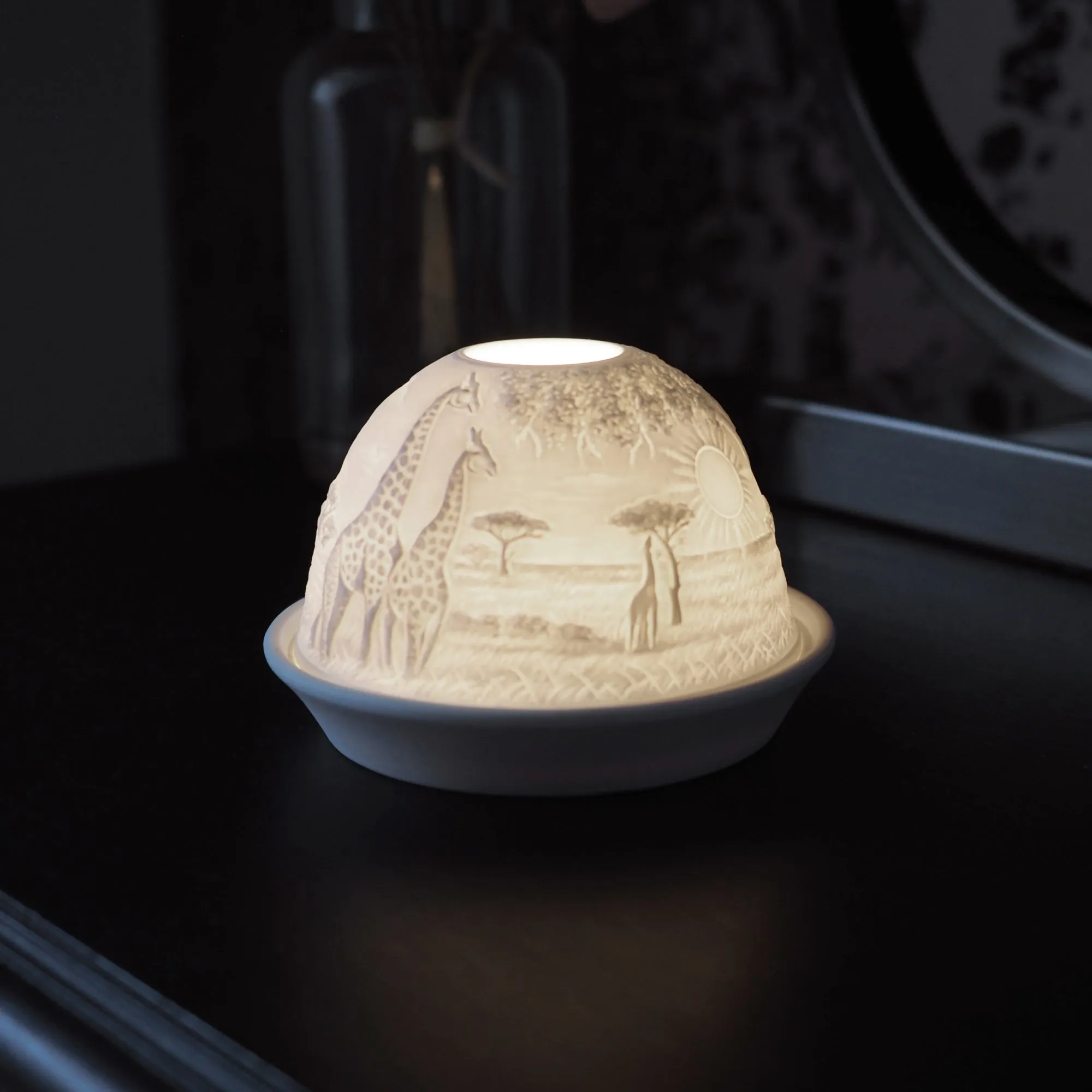 Cello Tealight Dome - Giraffe