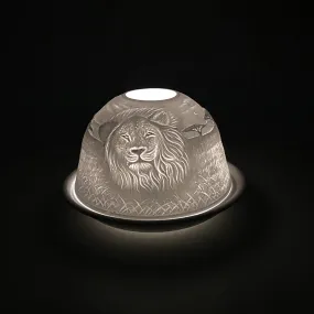 Cello Tealight Dome - Lion