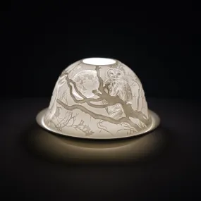 Cello Tealight Dome - Owl
