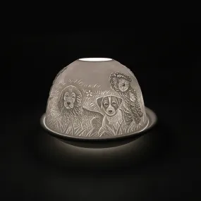 Cello Tealight Dome - Puppies