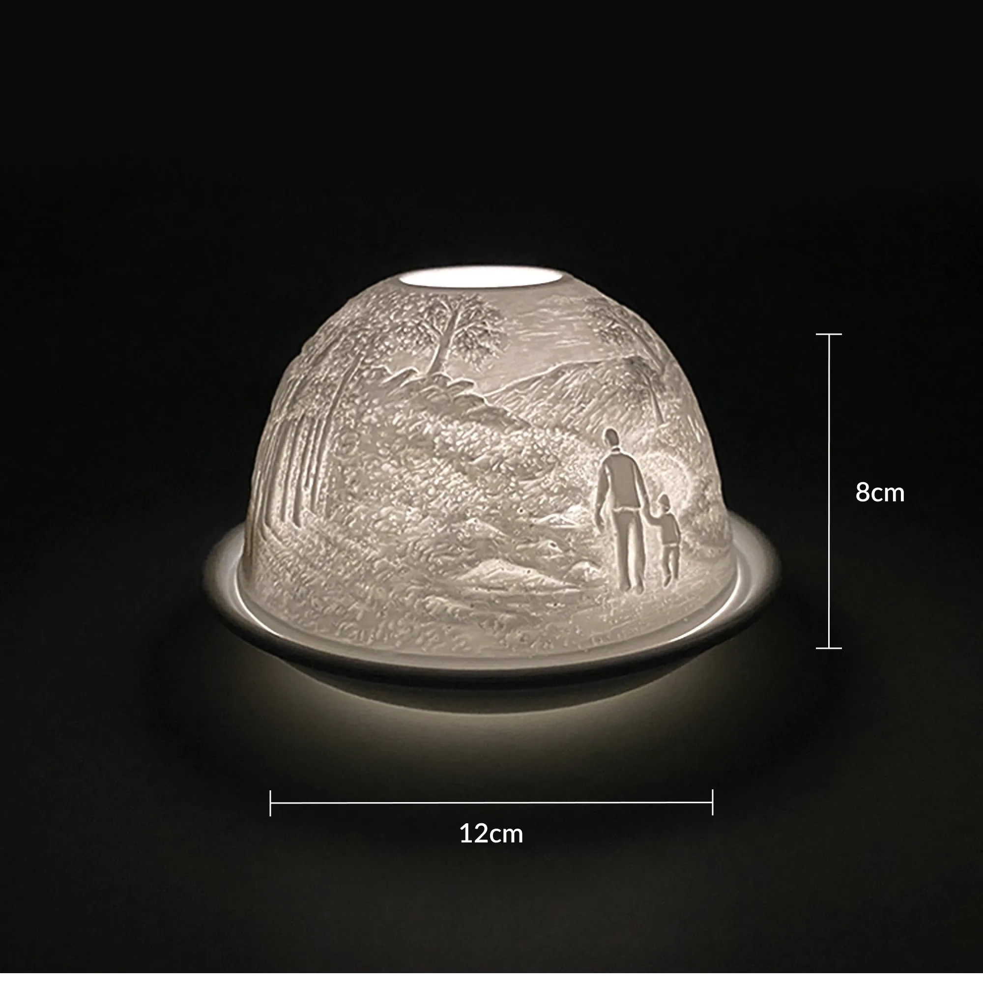 Cello Tealight Dome - Worlds Best Grandad