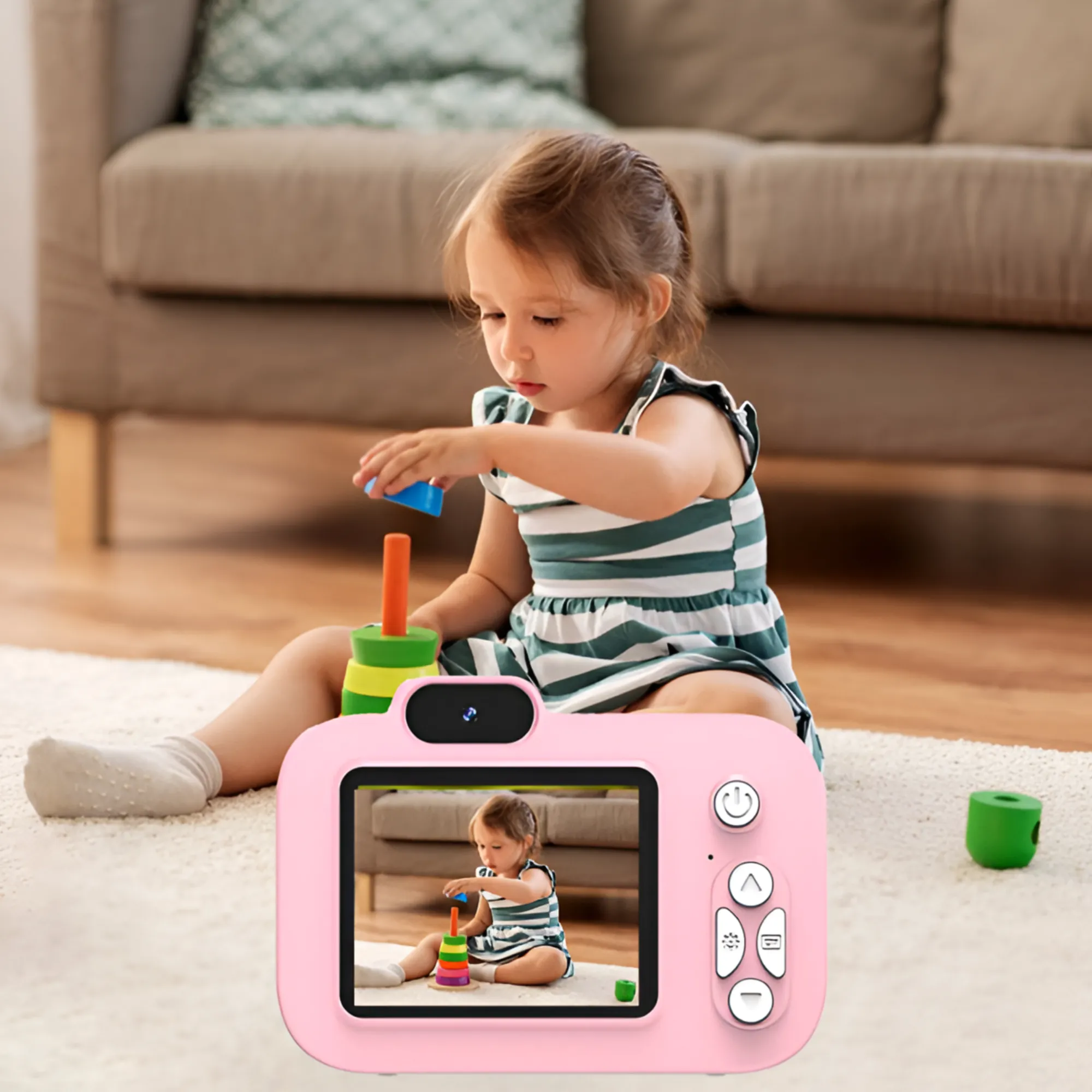 Children Gift Hd Camera Y8 Pink