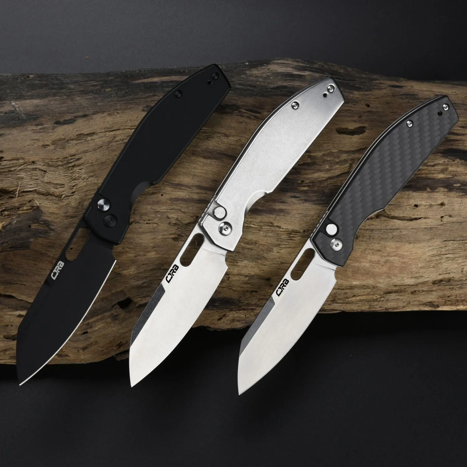 CJRB Ekko J1929 Button Lock AR-RPM9 Steel Blade Folding Knives