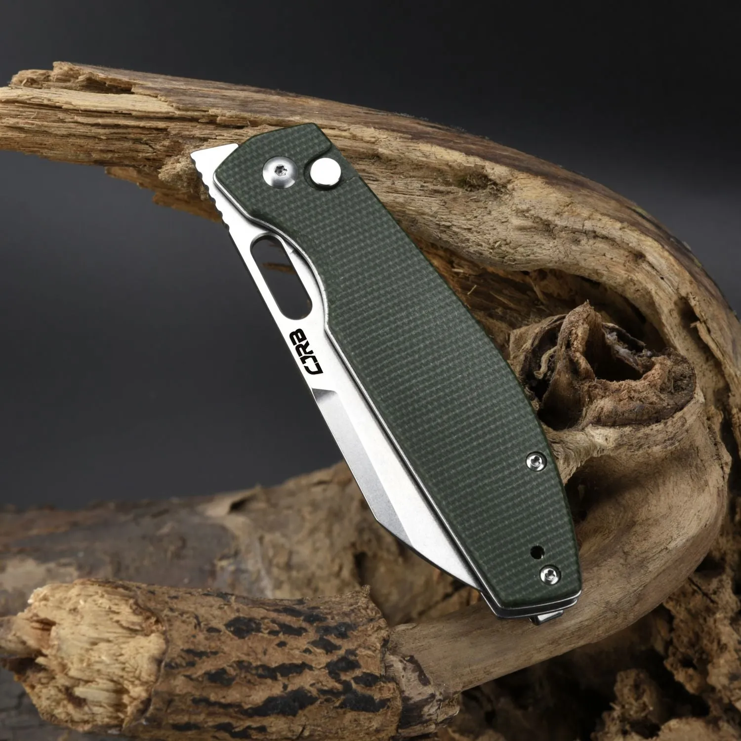 CJRB Ekko J1929 Button Lock AR-RPM9 Steel Blade Folding Knives