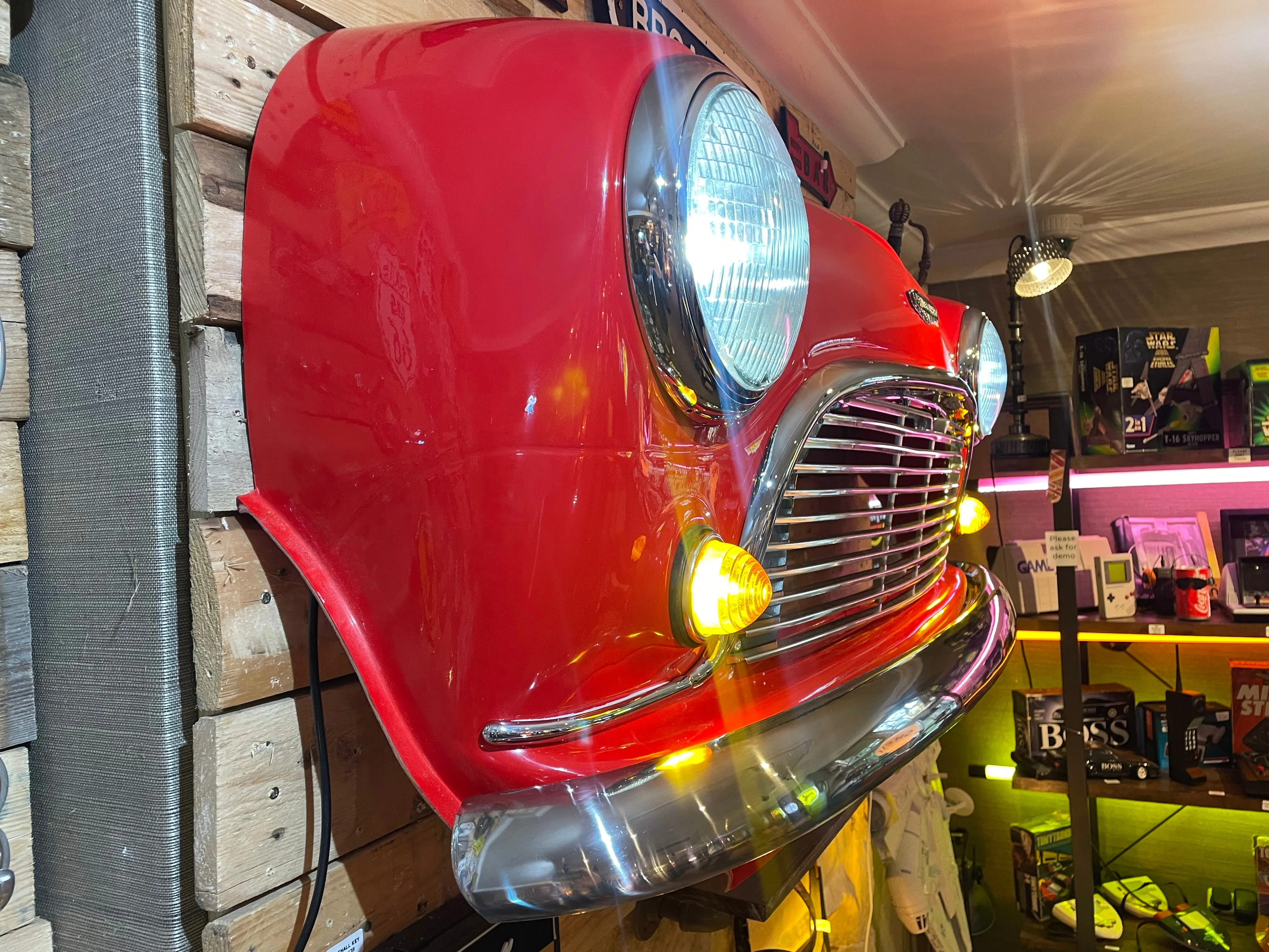 Classic Mini Cooper Front End Wall Art