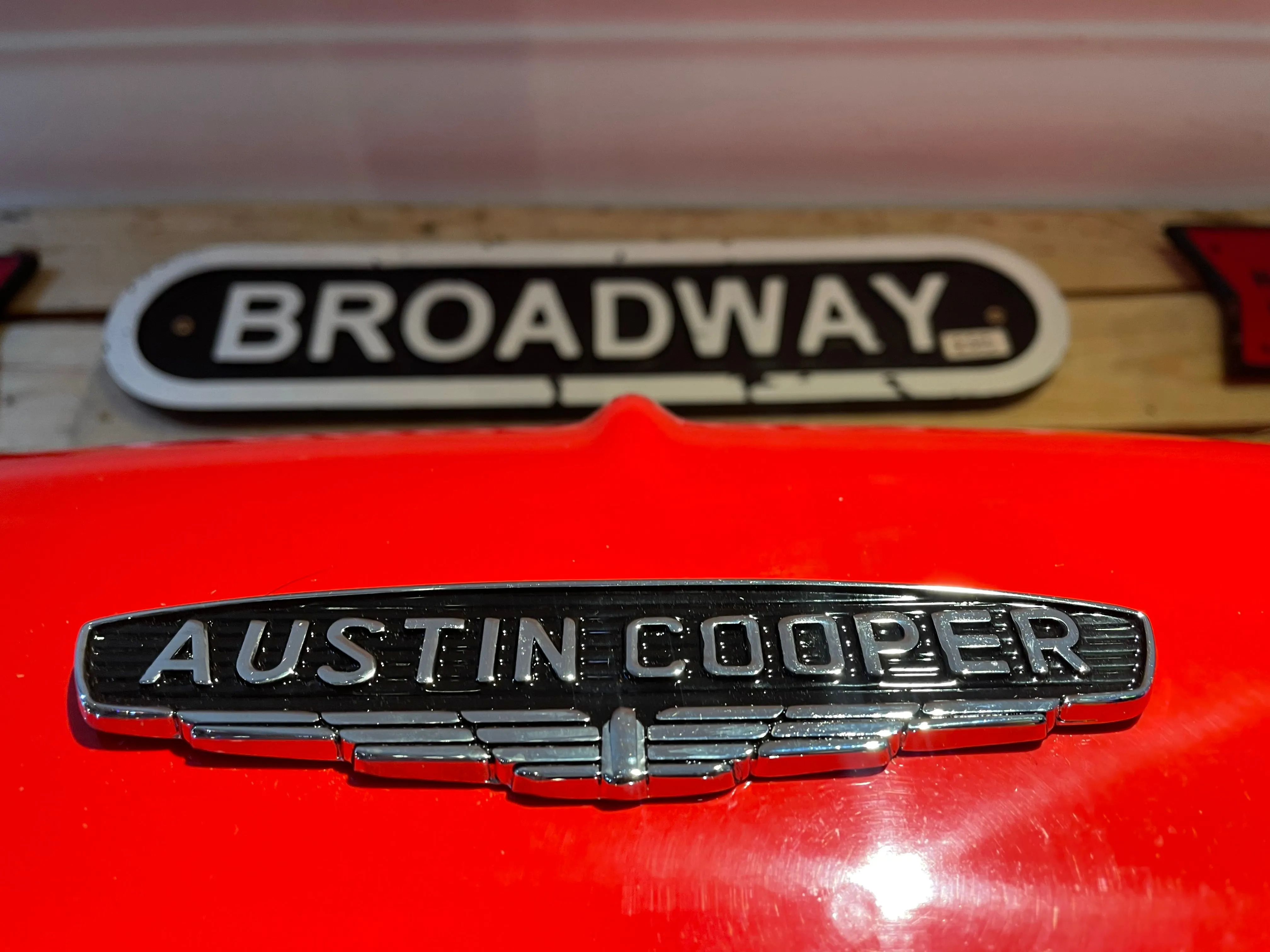 Classic Mini Cooper Front End Wall Art