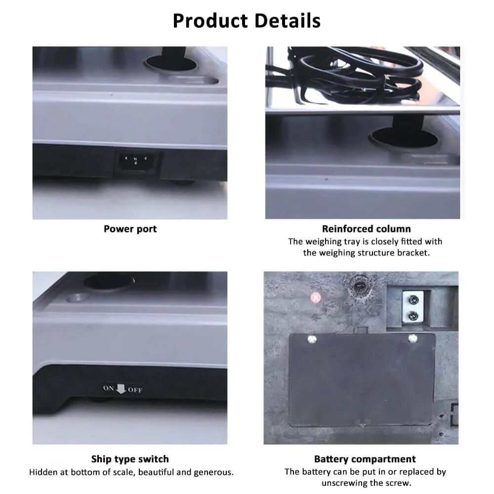 Commercial Kitchen Scales Digital 30KG