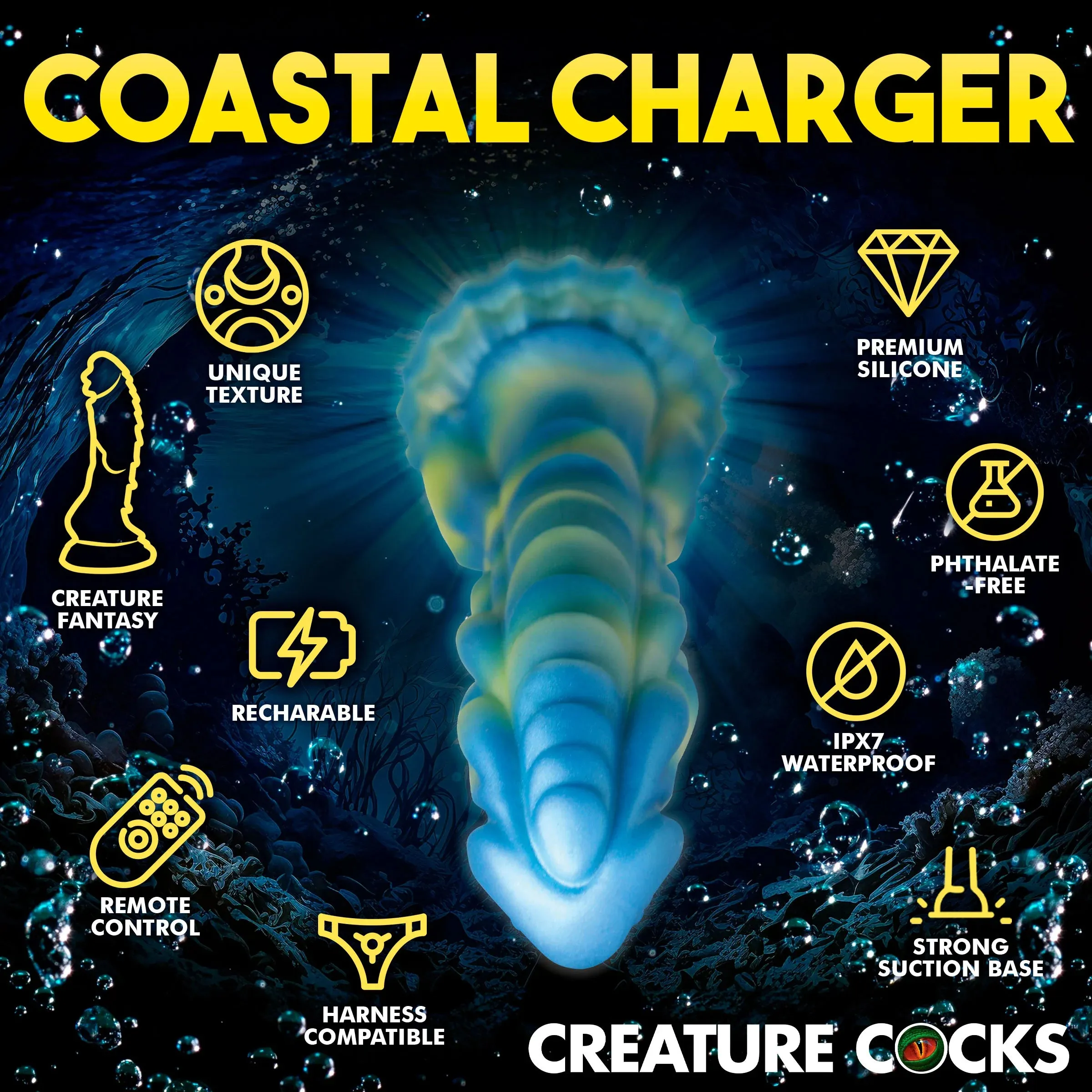 Creature Cocks Sea Stallion with Remote