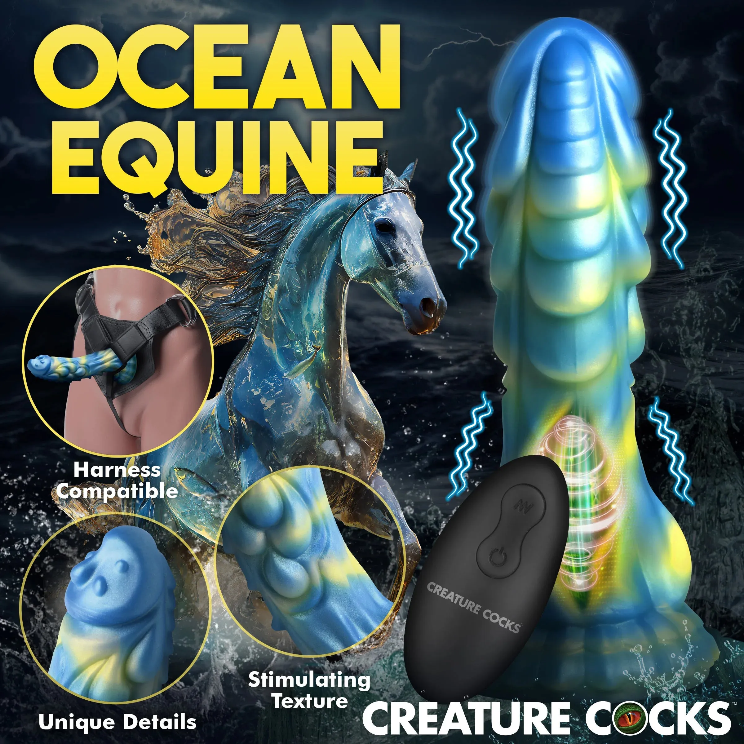 Creature Cocks Sea Stallion with Remote