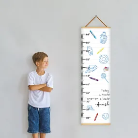 Cup Cake theme Kids Growth scale