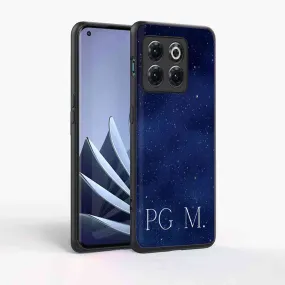 Custom Oneplus 10T Mobile Cover Back Case with Name - Starry Night