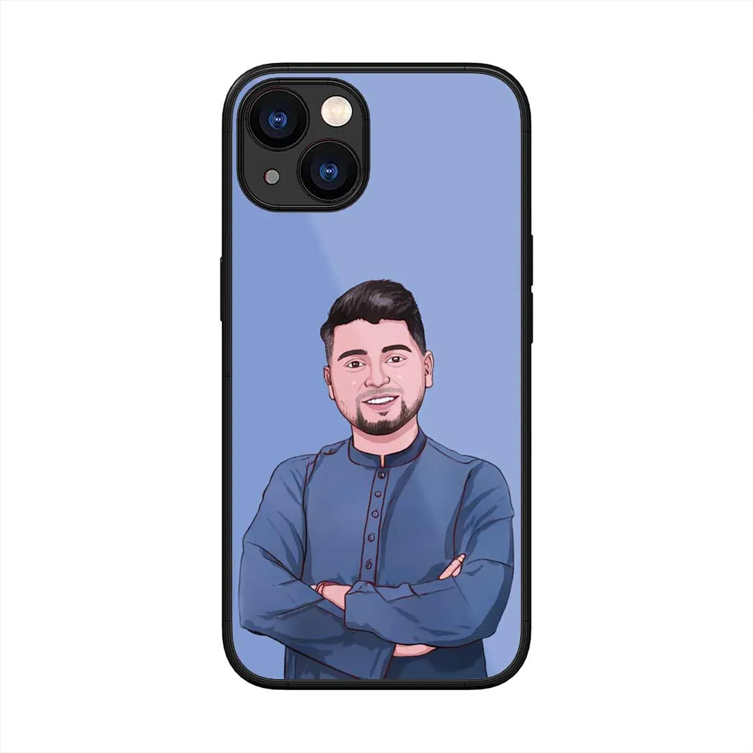 Custom Photo Print on Phone Case Design iPhone 13 Back Case with Image - Cartoonify From Photo