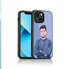 Custom Photo Print on Phone Case Design iPhone 13 Back Case with Image - Cartoonify From Photo