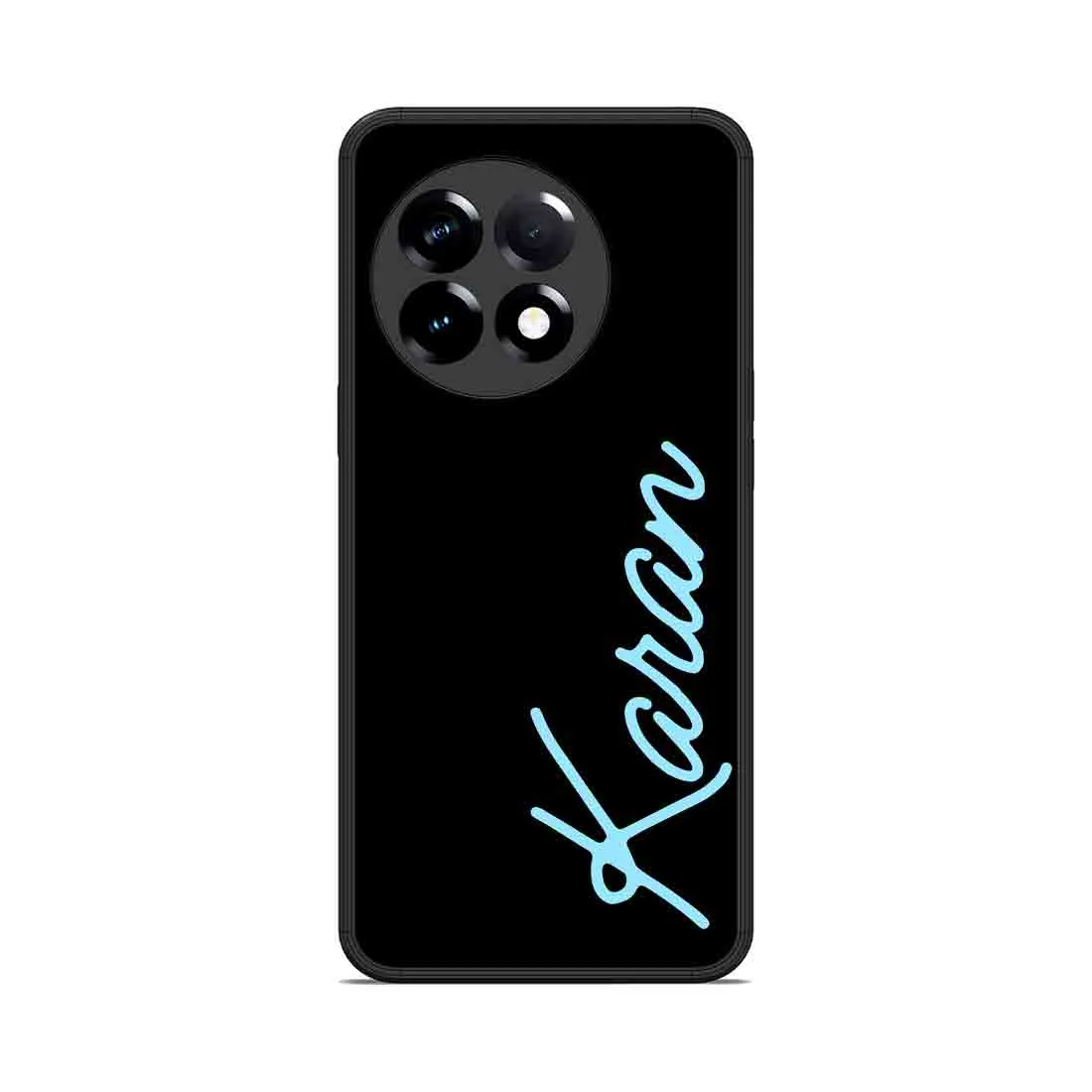 Customized One Plus 11R Phone Cover with Name One plus Mobile Back Cover - Neon