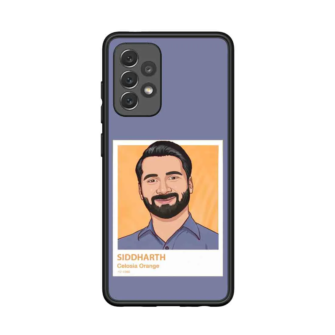 Customized Samsung Galaxy A72 Back Cover with Photo Designer Phone Cases - Cartoonify From Photo