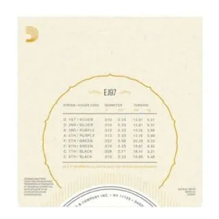 D'Addario EJ97 D'addario Greek Bouzouki Nickle-Plated Steel