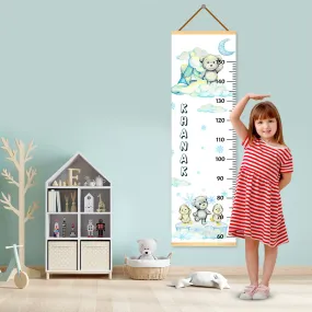 Dancing Teddy theme Kids Growth scale