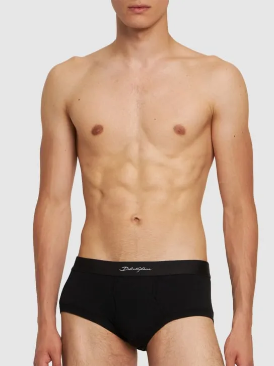 Dolce&amp;Gabbana   Brando stretch cotton briefs 
