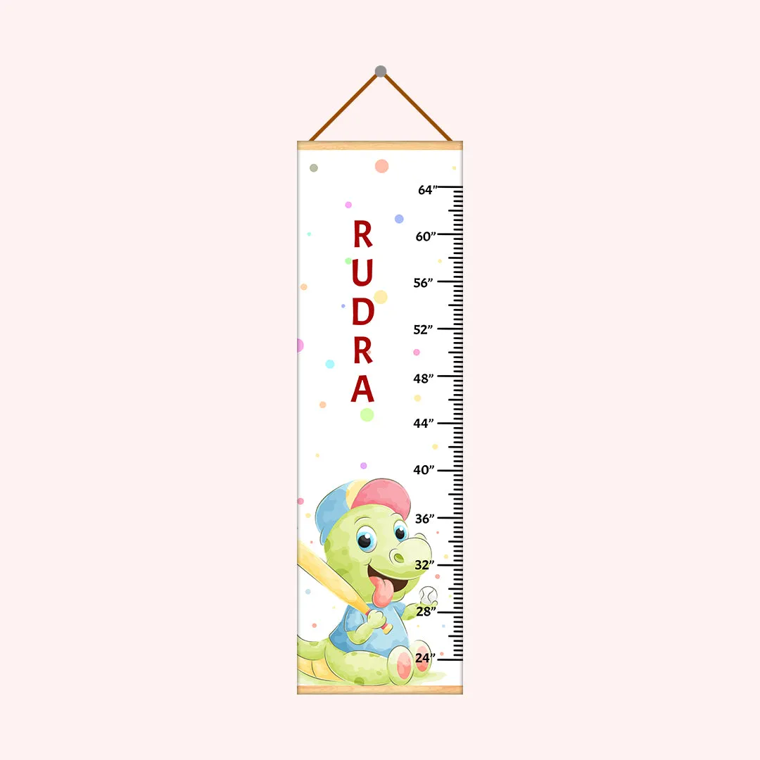 Dragon theme Kids Growth scale