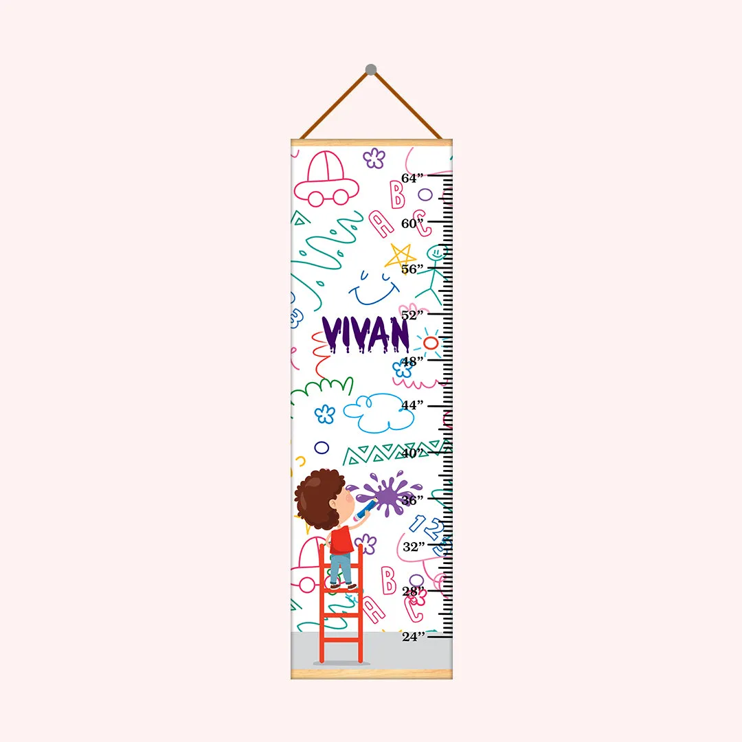 Drawing theme Kids Growth scale