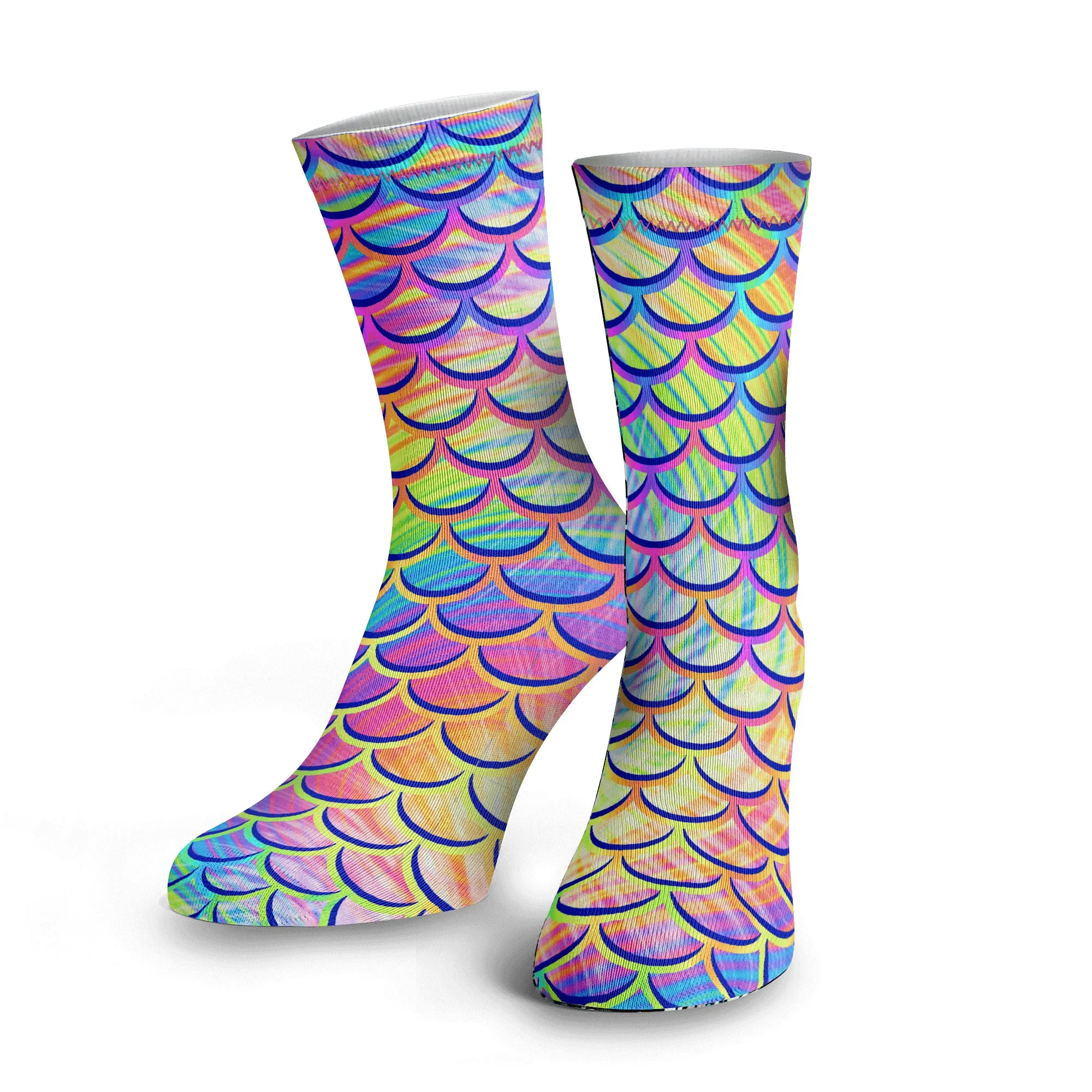 Eco-friendly Psychedelic Mermaid Dive Socks