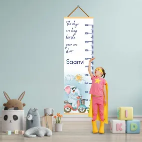 Elephant Driving Scooter theme Kids Growth scale
