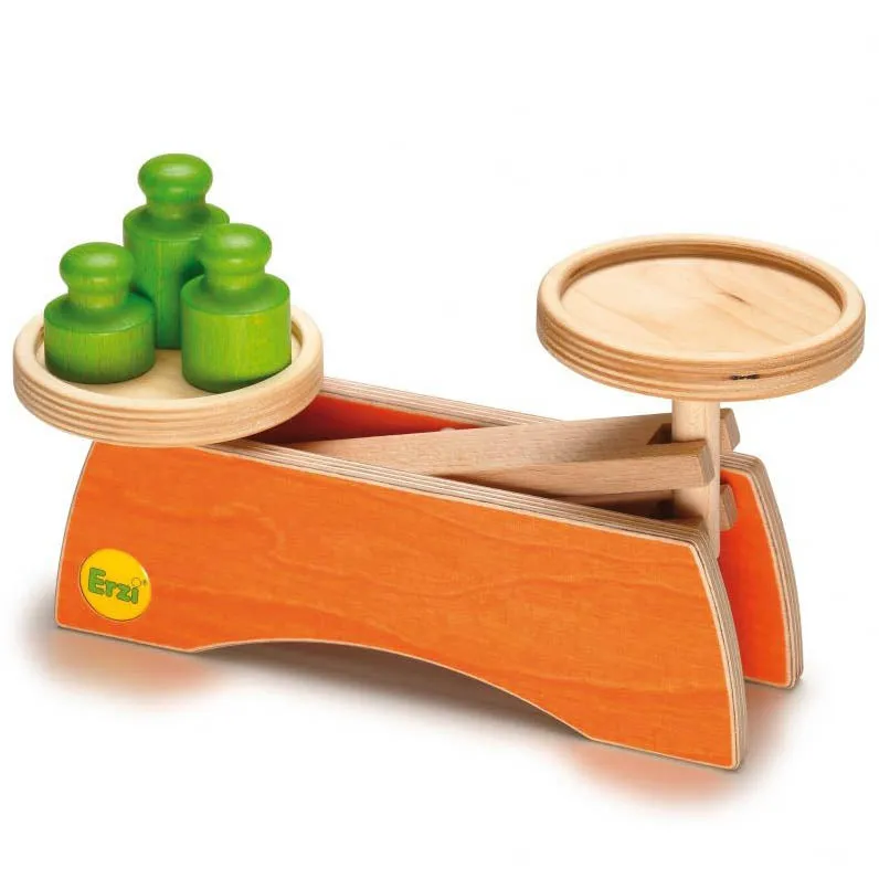 Erzi Wooden Toy Kitchen Weighing Scales