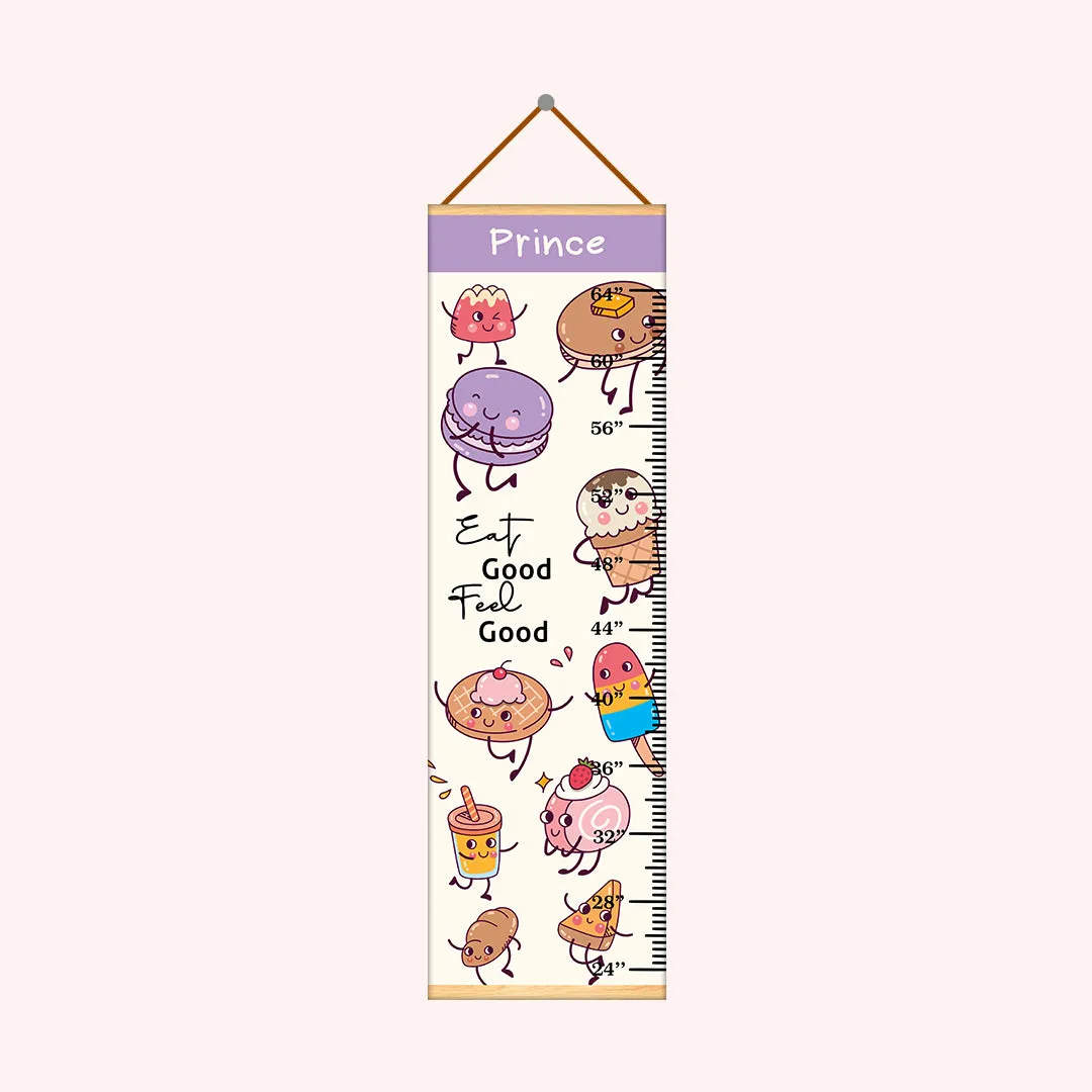 Fast Food theme Kids Growth scale