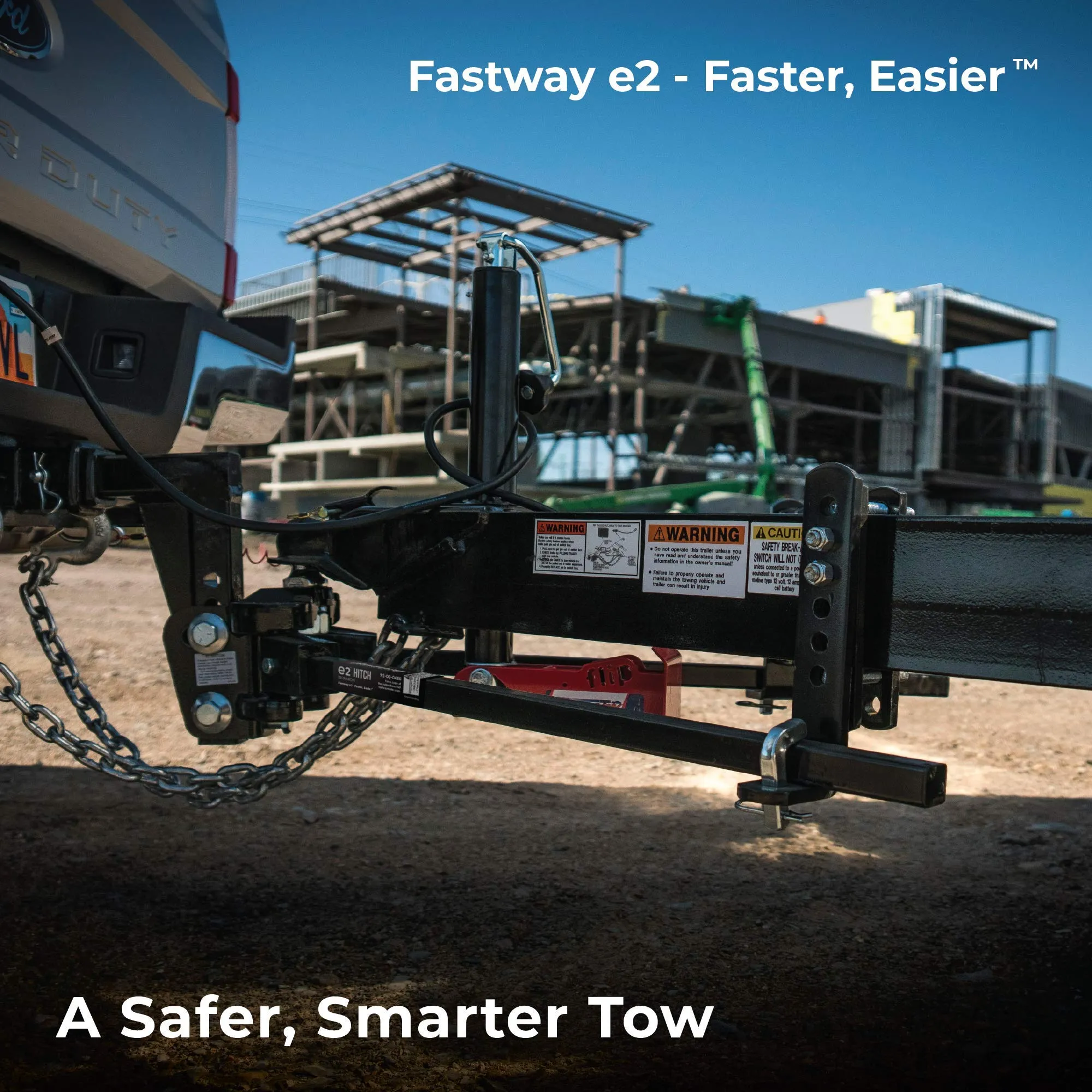 Fastway e2 2-Point Sway Control Trunnion Hitch, 92-00-1000, 10,000 Lbs Trailer Weight Rating, 1,000 Lbs Tongue Weight Rating, Weight Distribution Kit Includes Standard Hitch Shank, Ball NOT Included