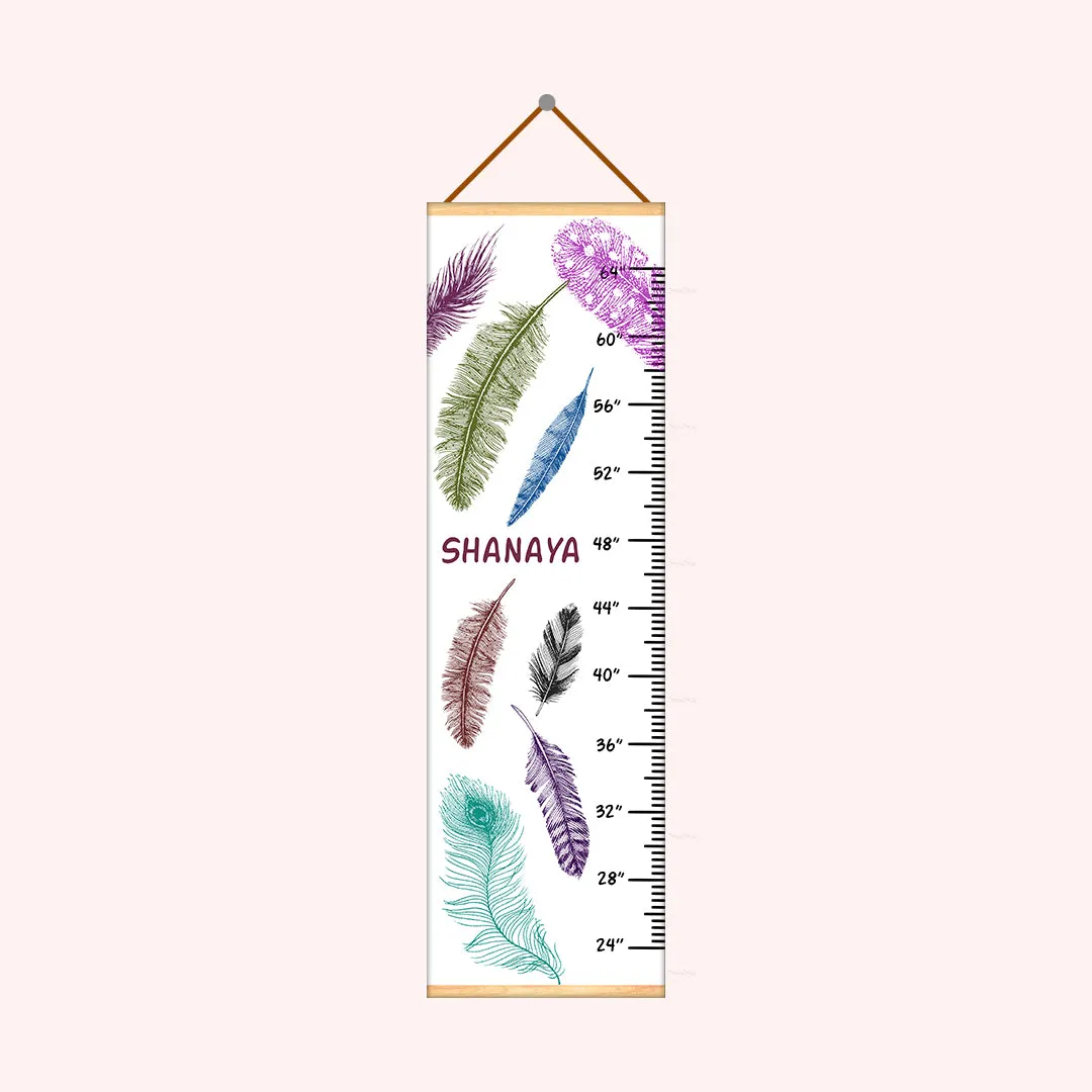 Feather theme Kids Growth scale