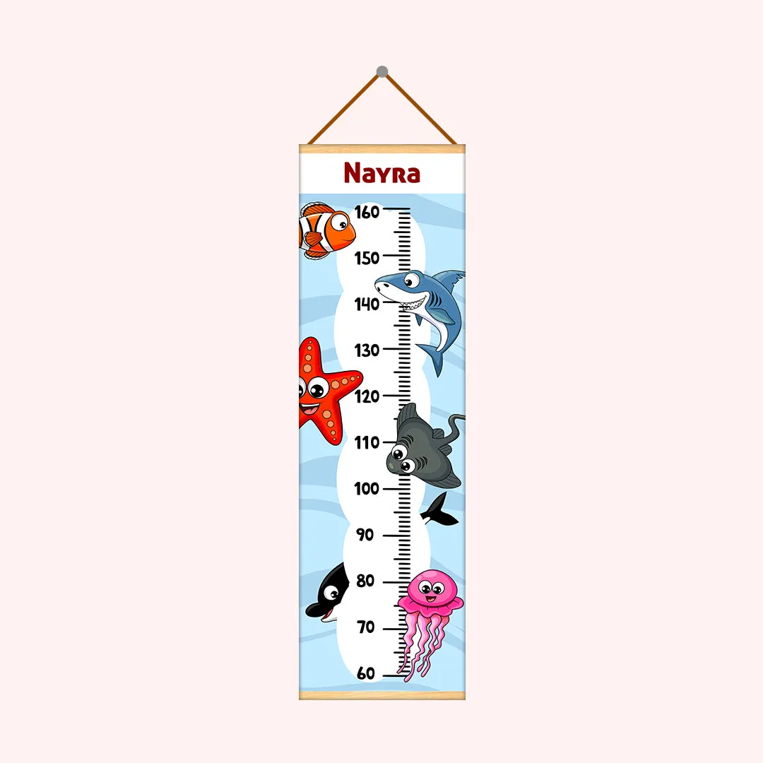 Fish theme Kids Growth scale