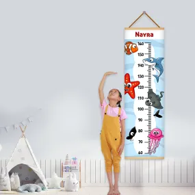 Fish theme Kids Growth scale