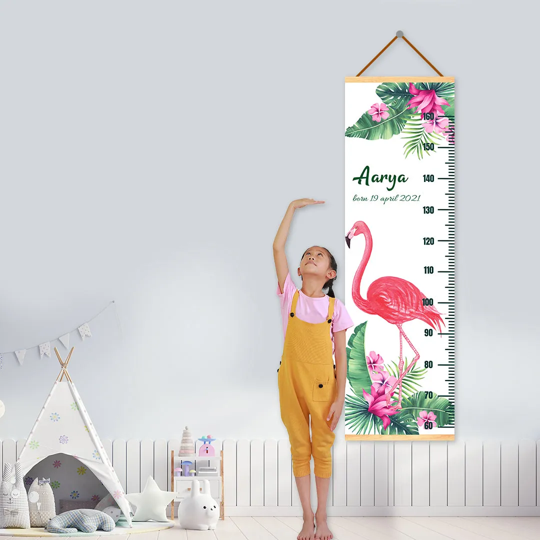 Flamingo theme Kids Growth scale