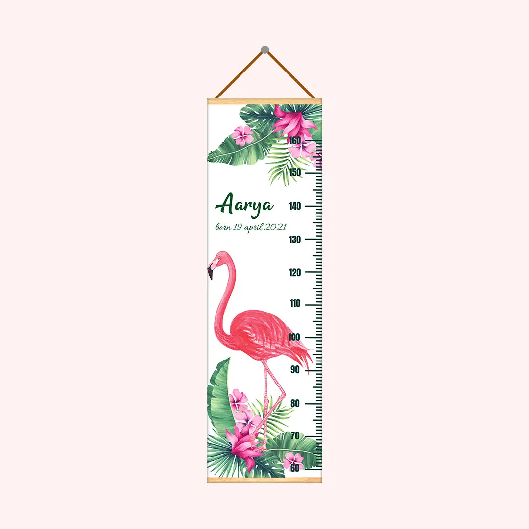Flamingo theme Kids Growth scale