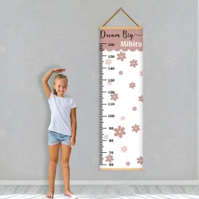 Floral theme Kids Growth scale