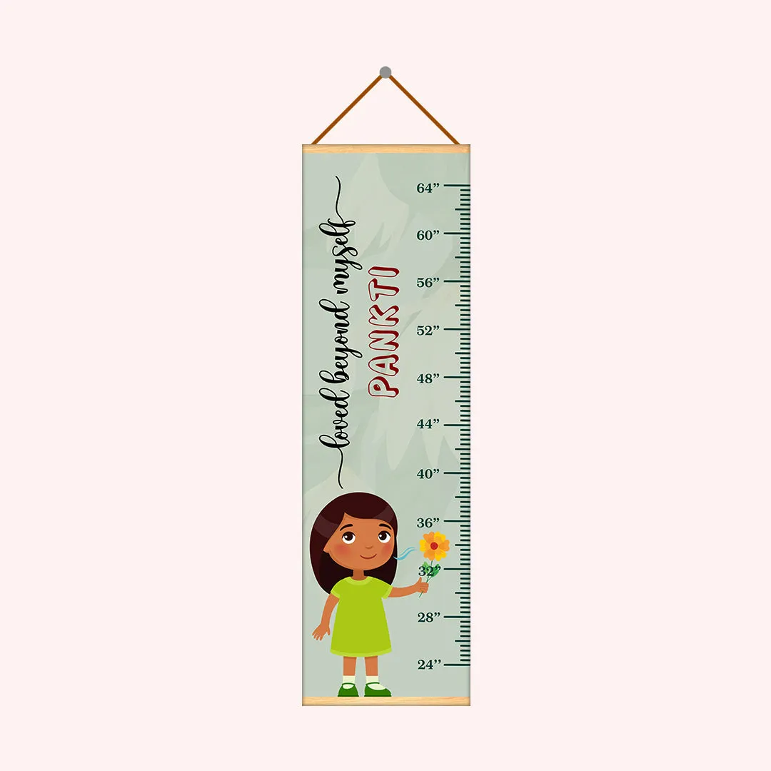Flower theme Kids Growth scale