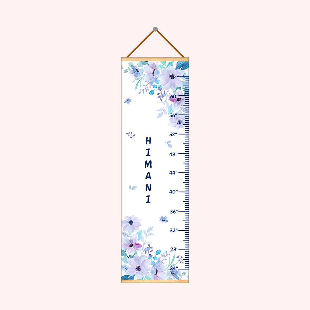 Flowers theme Kids Growth scale