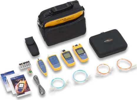 Fluke Networks FQM-SFP-M Fiber Quickmap With Power Meter Set; multimode Fault Finder