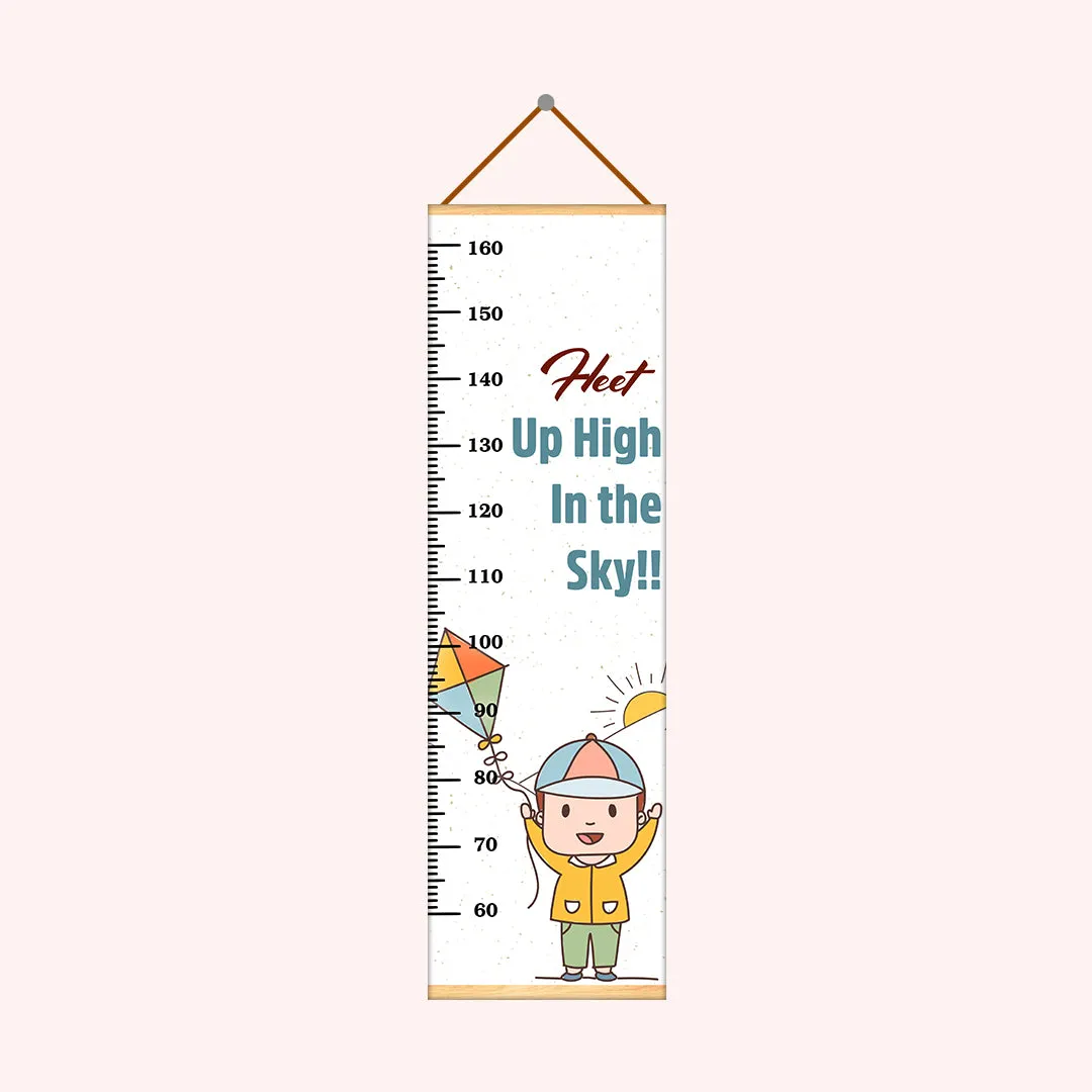 Flying Kite theme Kids Growth scale