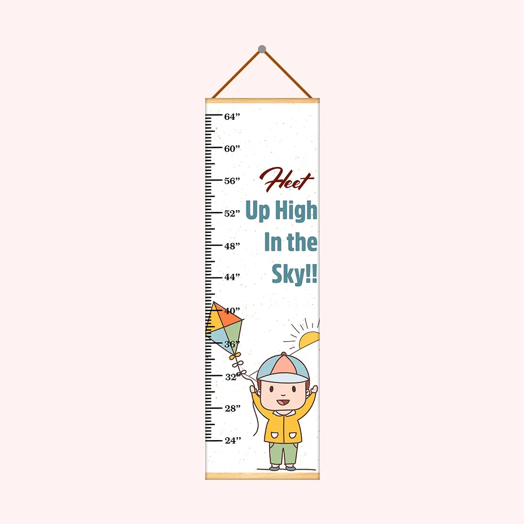 Flying Kite theme Kids Growth scale