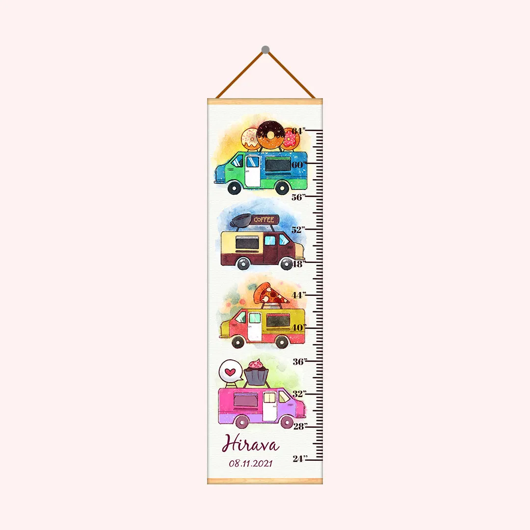 Foodie theme Kids Growth scale