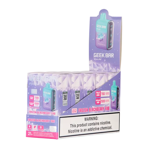 Frozen Blackberry Fab Geek Bar Pulse (Frozen Edition)