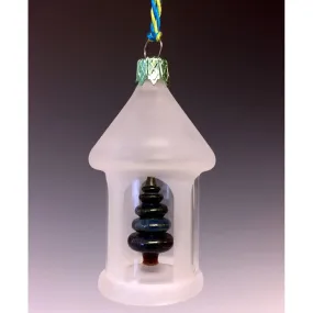 Gazebo Glass Ornament by Sage Churchill-Foster, Sage Studios