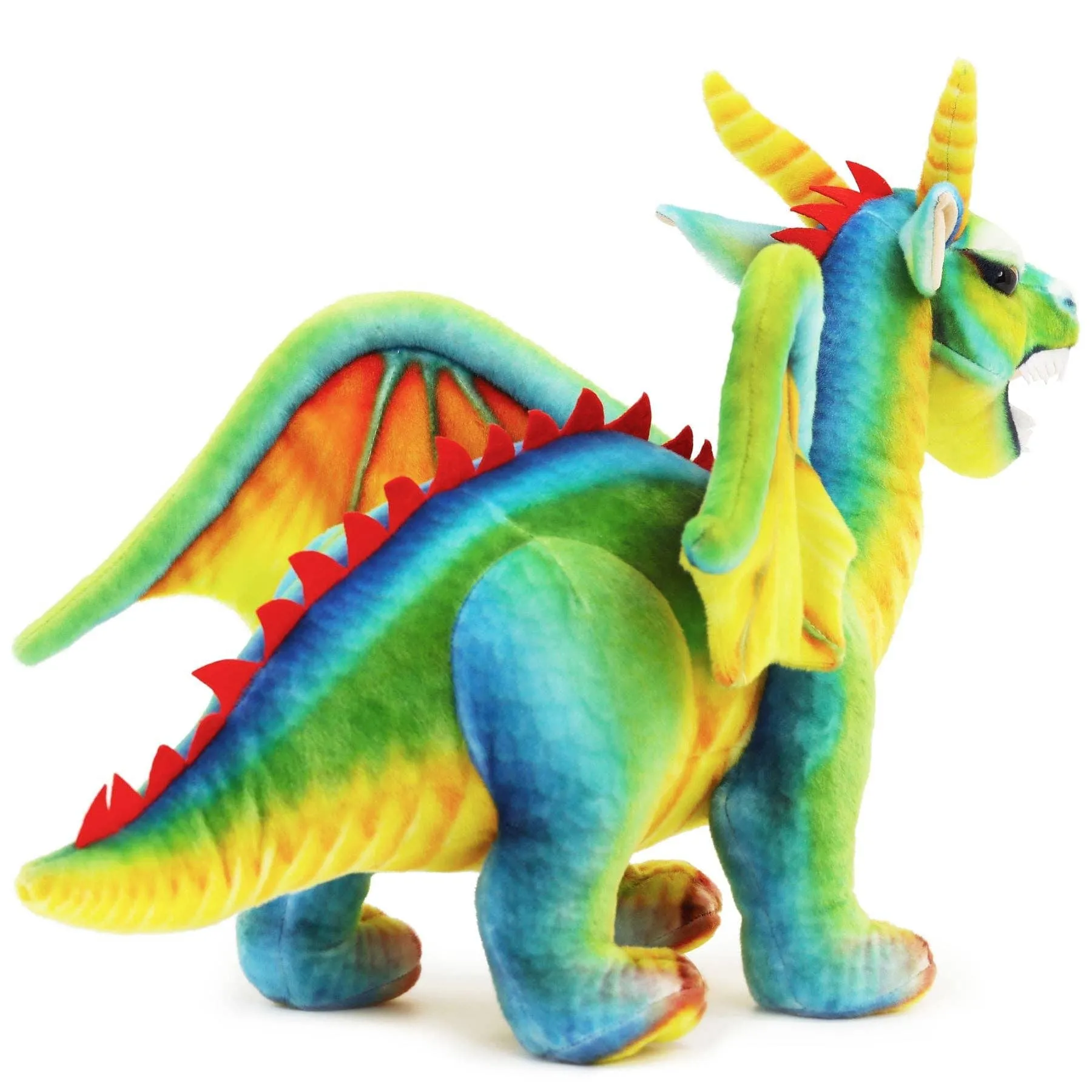 Giant Plush 29 Inch Stuffed Dragon Denvar Realistic