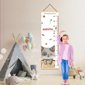 Ginger Cat theme Kids Growth scale