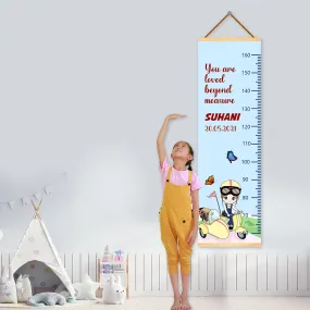 Girl With Dog theme Kids Growth scale