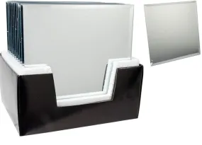 Glass Mirror Plate 7.7"x7.7" Square 1pc