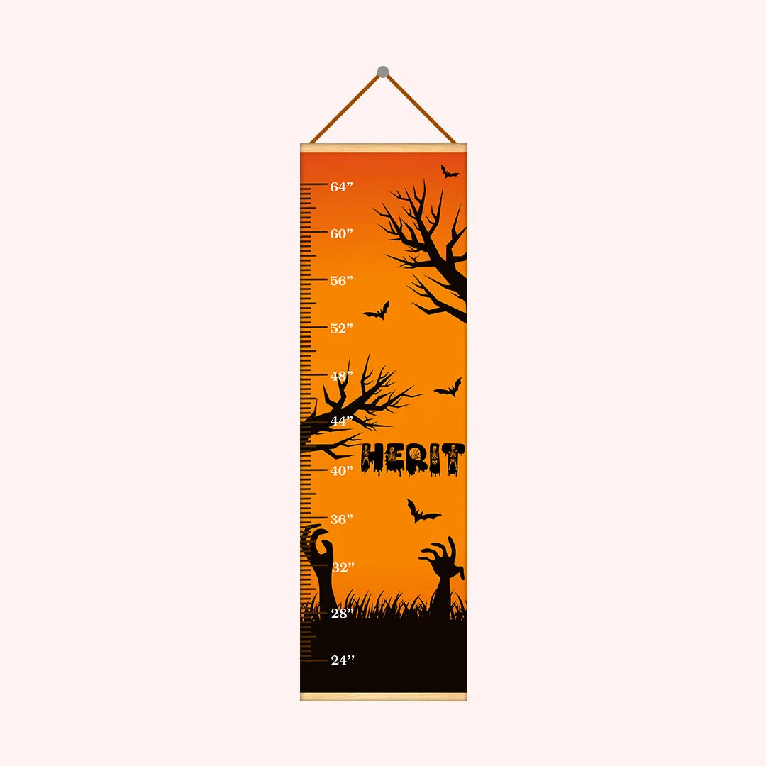 Halloween theme Kids Growth scale