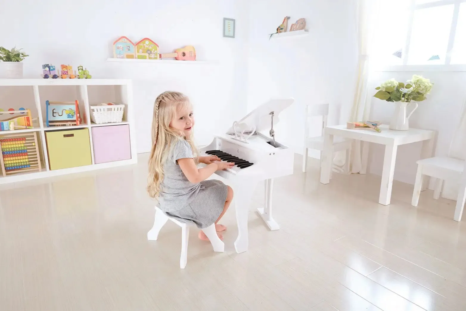 Hape Deluxe Grand Piano (White)